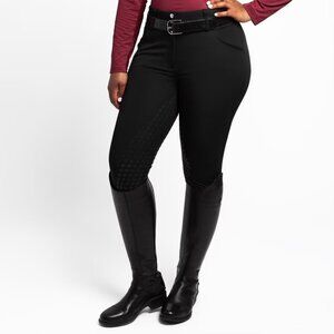 OVATION FULL SEAT RIDING BREECHES EQUESTRIAN JODPHUR PANTS STRETCH sz 34R
